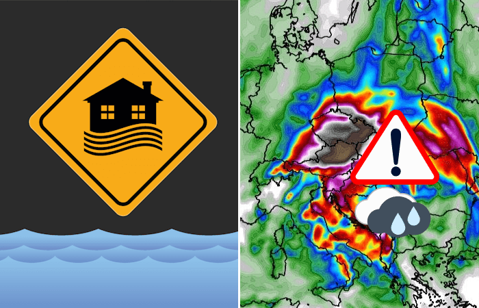 Goutte froide en Europe centrale : alerte rouge et graves inondations attendues